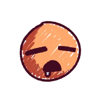 😪 emoji 💕Стики тут: @sekstick Telegram sticker 24 of 120