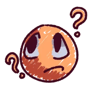 🤔 emoji 💕Стики тут: @sekstick Telegram sticker 22 of 120