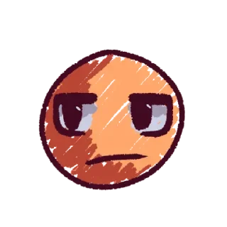 😒 emoji 💕Стики тут: @sekstick Telegram sticker 18 of 120