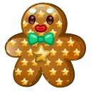 🎁 emoji Ginger Cookie by @GiftChanges Telegram sticker 2 of 100