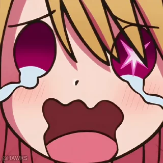 😭 emoji Стикеры @anime_sticks Telegram sticker 12 of 50