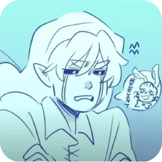 🐰 emoji BenDrowned :: @ronaxis Telegram sticker 19 of 87