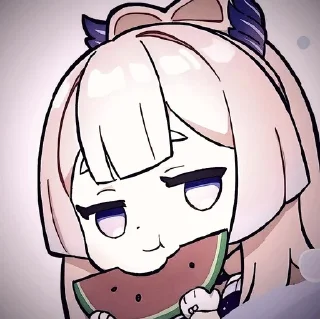 🌟 emoji Sangonomiya Kokomi [ @seculy ] Telegram sticker 6 of 55