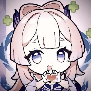 🌟 emoji Sangonomiya Kokomi [ @seculy ] Telegram sticker 9 of 55