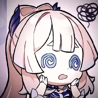 🌟 emoji Sangonomiya Kokomi [ @seculy ] Telegram sticker 7 of 55