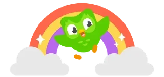 Sticker from Duolingo