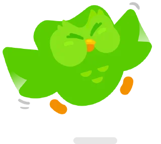 🥳 emoji Duolingo Telegram sticker 14 of 83