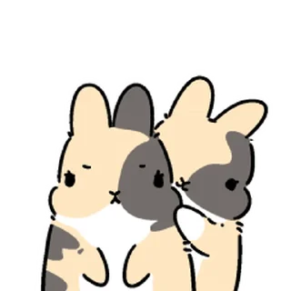 Sticker from ˚✧₊ Rabbits 🐇🐇  ⁎⁺✧༚