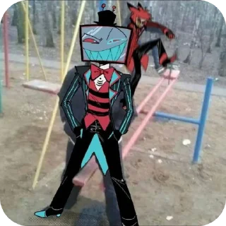 👍 emoji •√mem hazbin hotel rus√• ➡️ @Ctikerubot Telegram sticker 20 of 35