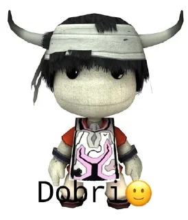 Sticker from Sackboy x dozik