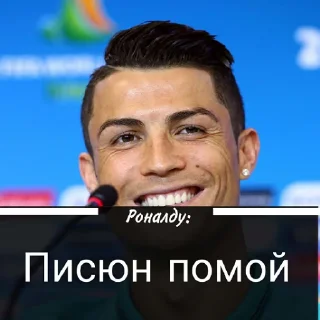 🍆 emoji Цитаты Роналду Telegram sticker 19 of 56