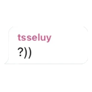 Sticker from @tsseluy a y e