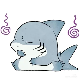 🧐 emoji Jeff The Land Shark 🦈 Telegram sticker 5 of 31