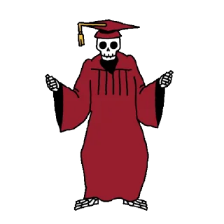 Sticker from Skeleton @stickerstgrm