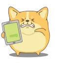Sticker from Corgi @IMG2D