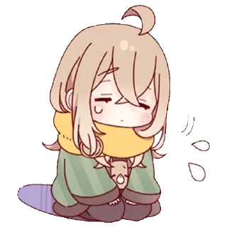 😓 emoji cute @warmwhugs Telegram sticker 9 of 19