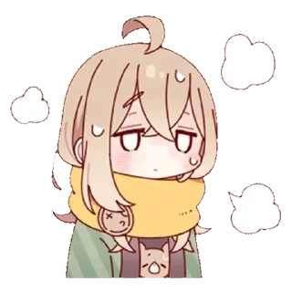 😔 emoji cute @warmwhugs Telegram sticker 10 of 19