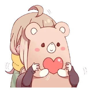 🧸 emoji cute @warmwhugs Telegram sticker 15 of 19