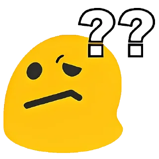 😐 emoji Schizophrenia Telegram sticker 4 of 7