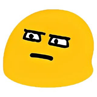 🤨 emoji Schizophrenia Telegram sticker 3 of 7