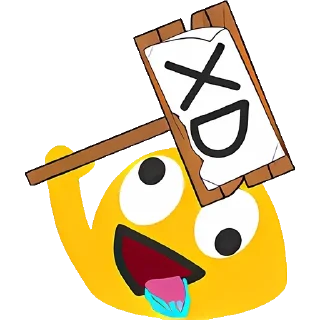 😦 emoji Schizophrenia Telegram sticker 1 of 7
