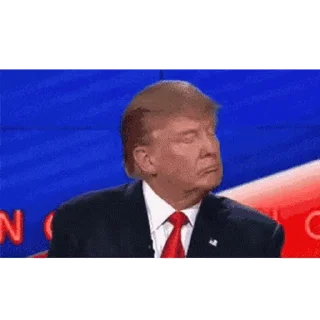 😬 emoji Donald Trump Telegram sticker 5 of 35
