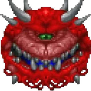 😀 emoji Doom Telegram sticker 9 of 21