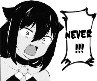 🙅‍♀️ emoji Jahy-sama wa kujikenai Telegram sticker 10 of 79