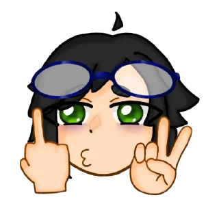 🖕 emoji Mister Линч🥸 Telegram sticker 5 of 13