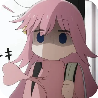 😶 emoji Gotohitori Telegram sticker 22 of 40