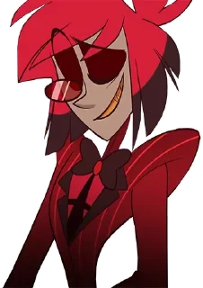 😏 emoji Hazbin hotel @keiriststicks Telegram sticker 16 of 41