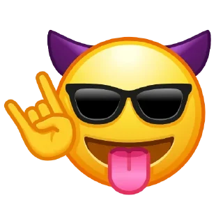 😎 emoji Crazy Emoji • @StickEmojiBook Telegram sticker 10 of 100