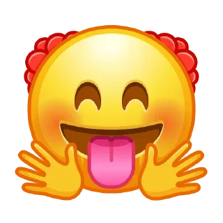 😜 emoji Crazy Emoji • @StickEmojiBook Telegram sticker 22 of 100