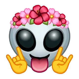 👽 emoji Crazy Emoji • @StickEmojiBook Telegram sticker 23 of 100