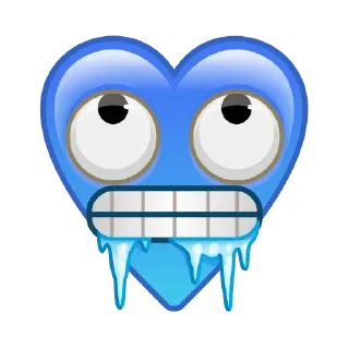 🥶 emoji Crazy Emoji • @StickEmojiBook Telegram sticker 11 of 100