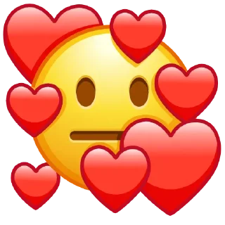 🥰 emoji Crazy Emoji • @StickEmojiBook Telegram sticker 8 of 100