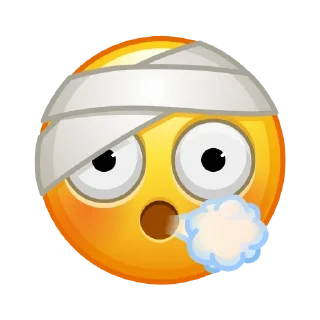 😮‍💨 emoji Crazy Emoji • @StickEmojiBook Telegram sticker 5 of 100