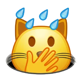 🫢 emoji Crazy Emoji • @StickEmojiBook Telegram sticker 17 of 100