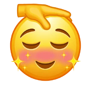 😌 emoji Crazy Emoji • @StickEmojiBook Telegram sticker 12 of 100
