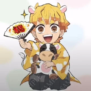 Sticker from zenitsu!