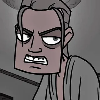😠 emoji Dee and Glam ❤️‍🩹 Telegram sticker 16 of 59