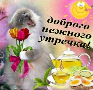 ☀ emoji Доброе утро˙˚ʚ(´◡`)ɞ˚˙ Telegram sticker 16 of 16