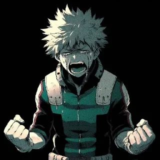 😭 emoji Hero ( @Izuku_Midoriya15_07. ) Telegram sticker 7 of 74