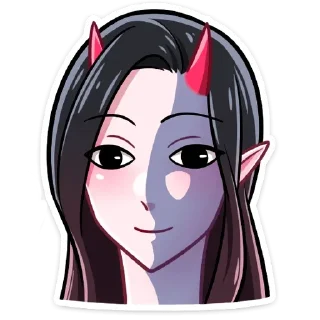 😶 emoji Дьяволица без надписей Telegram sticker 23 of 58