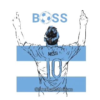 Sticker from LeoMessi by👉 @footballstickers