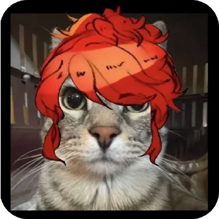 🐱 emoji Кошки правят миром Вобла (feat. Мина) Telegram sticker 12 of 30