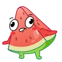 🍉 emoji Ломтик @FOXDIZIGNERLIFE Telegram sticker 11 of 22