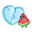 🍉 emoji Ломтик @FOXDIZIGNERLIFE Telegram sticker 13 of 22