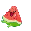 🍉 emoji Ломтик @FOXDIZIGNERLIFE Telegram sticker 18 of 22