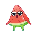 🍉 emoji Ломтик @FOXDIZIGNERLIFE Telegram sticker 14 of 22